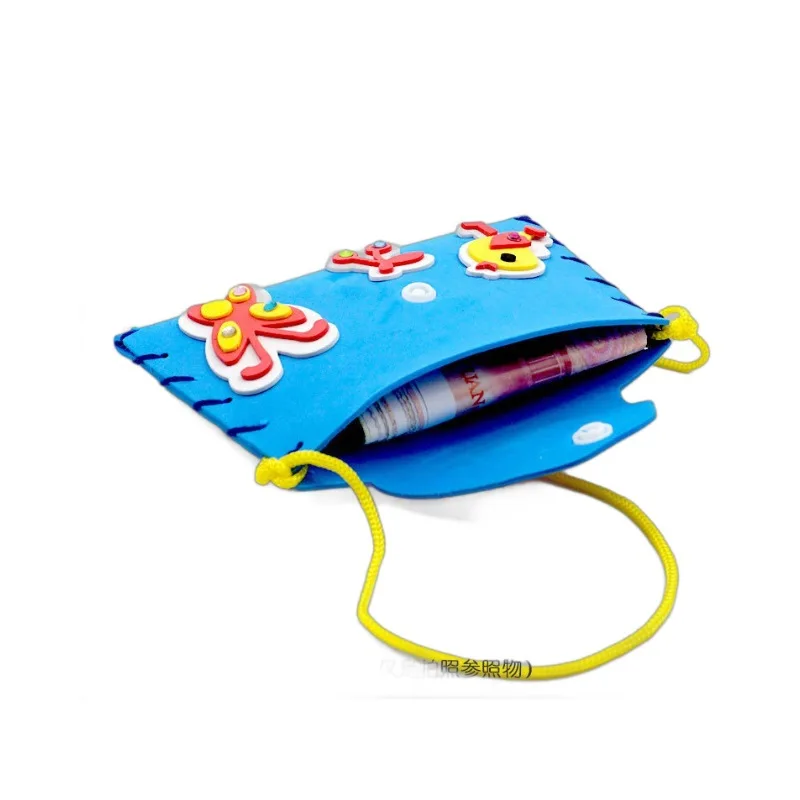 5PCS Sew Your Own Purses Sewing Bags Kit Kids Girls Beginners Supplies Party Favors Group Activities Project Preschool Toy Gift