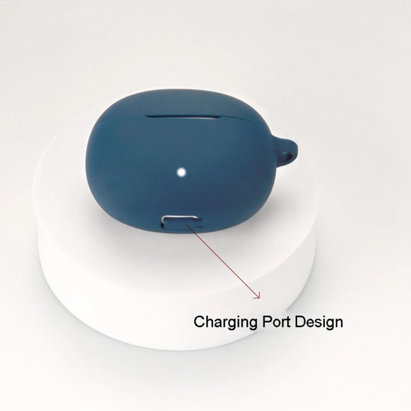 Silicone Protective Case For Realme Buds T100 Wireless Headphone Protector Case Cover Shell Housing Anti-dust Sleeve