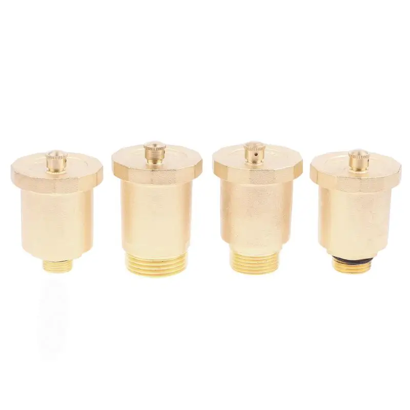 DN10 DN15 DN20 DN25 Brass Automatic Exhaust Vent Valve for Water Radiator Heating Systems Quick Release Maintenance Free