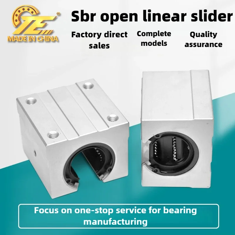 Standard Open Box SBR10 12 13 16 20 25 30 35 40 50UU Linear Slide Bearing