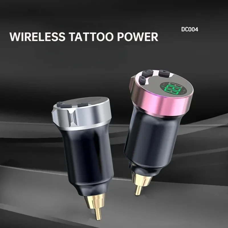 Mini Portable Tattoo Wireless Power Supply RCA Interface Tattoo Motor Machine Pen Rechargeable Mobile Power Supply 1600mAh