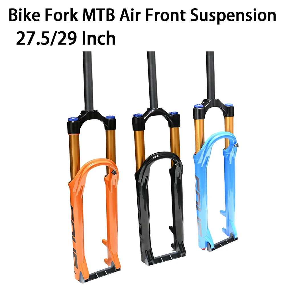 

MTB Bike Air Fork 27.5/29inch 120/140mm Damped Travel Oil Air Suspension Lightweight Magnesium Alloy Quick Release Bicycle Fork