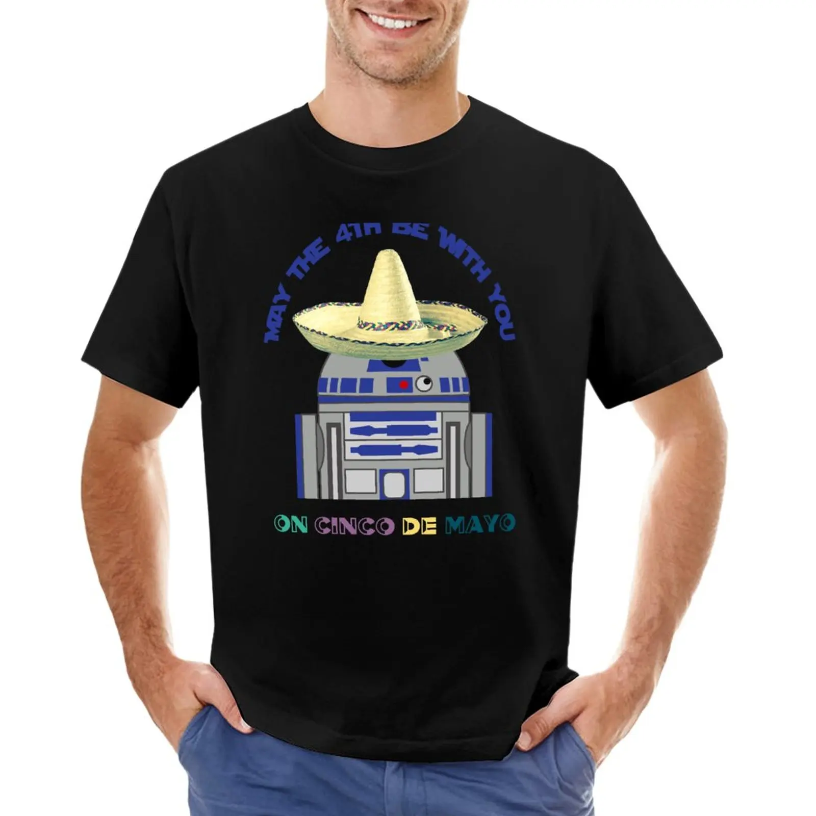 

May The 4th Be With You On Cinco De Mayo T-Shirt animal prinfor boys summer tops Short sleeve tee heavyweight t shirts for men