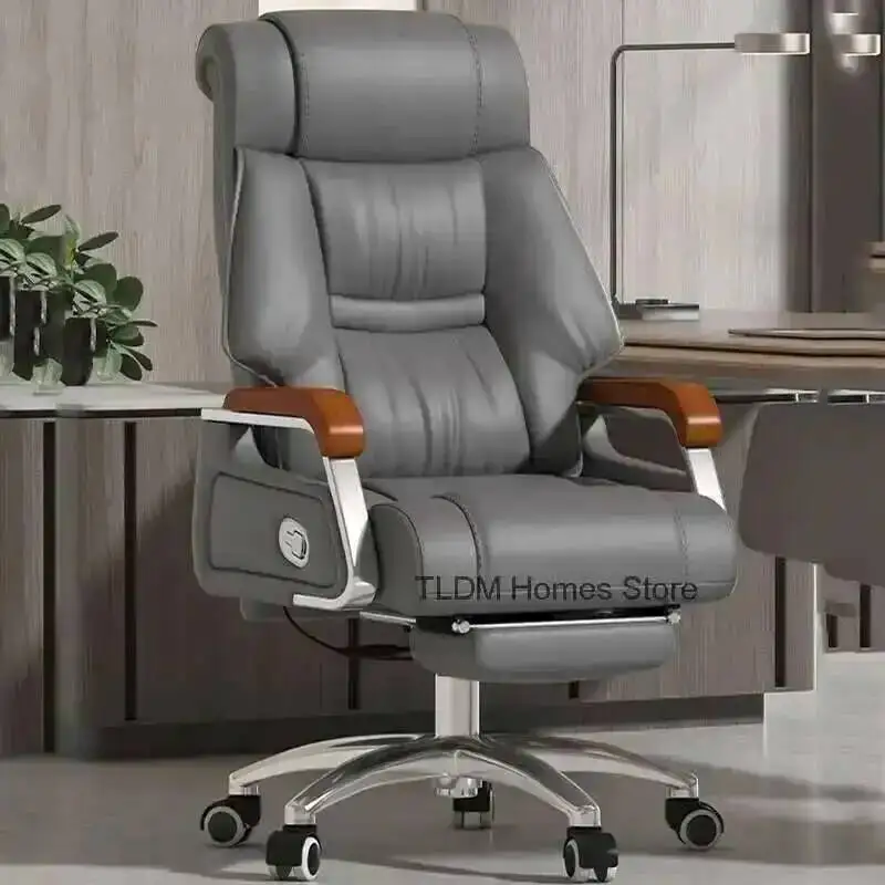 

Silla Luxury Adjustable Modern Wheels Office Chair Lumbar Back Support Executive Lazy Work Chair Comfortable Plegable Furniture