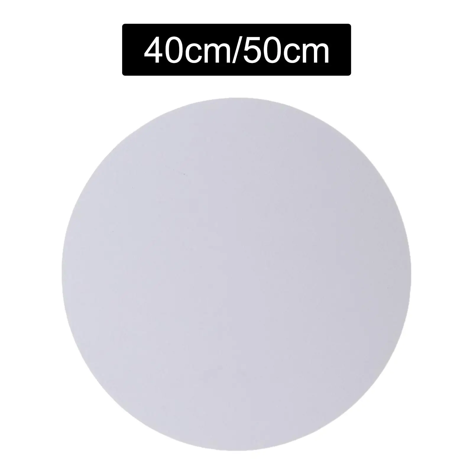 Round Canvas Board Painting Board Stretched Blank Art Boards for Artworks Artist Tool Painters Beginners