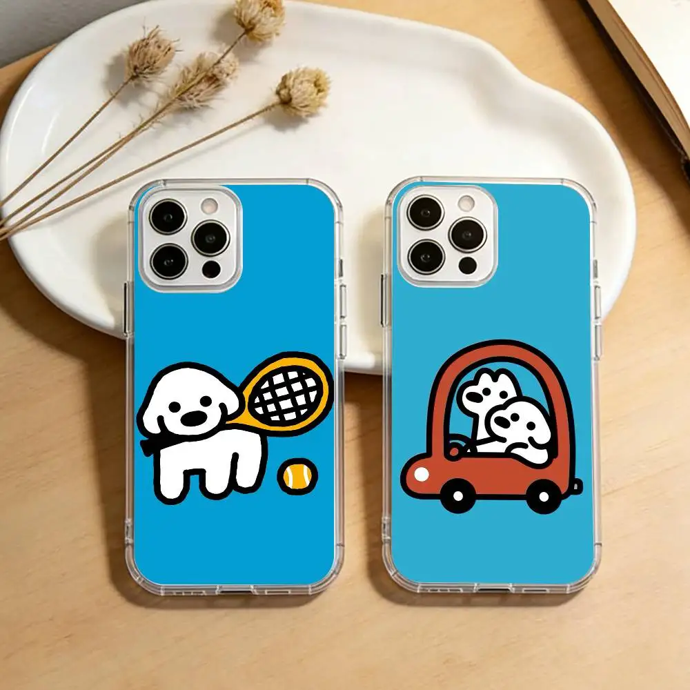 Cute M-Matsui Art Phone Case For iPhone 17 16 15 14 13 12 11 Mini Pro Max Plus Transparent Cover