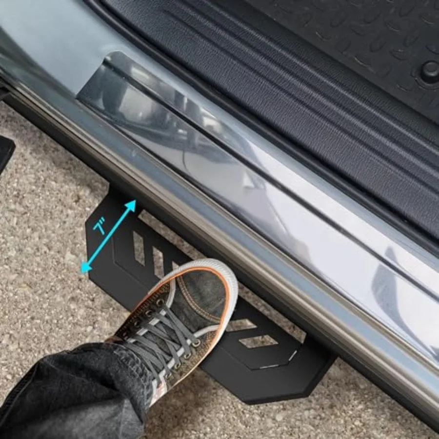 لوحة الجري Nerf Bar متوافقة مع 20072018 تشيفي سيلفرادو جي إم سي سييرا 1500 20072019 2500HD 3500HD Crew Cab 7 بوصات تعزيز