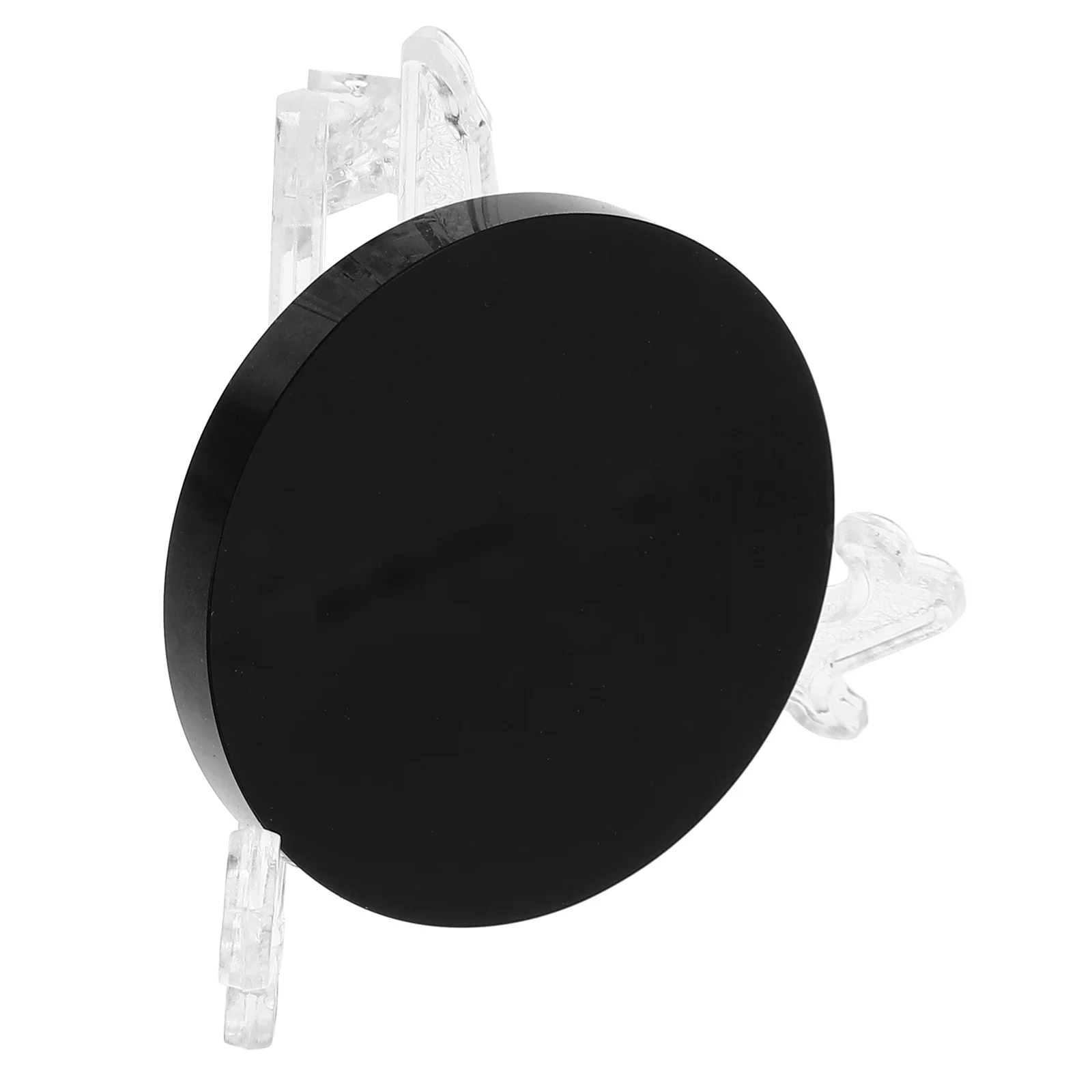 Obsidian Divining Mirror Round Mirrors Divination Black Gothic Board Decor Scrying