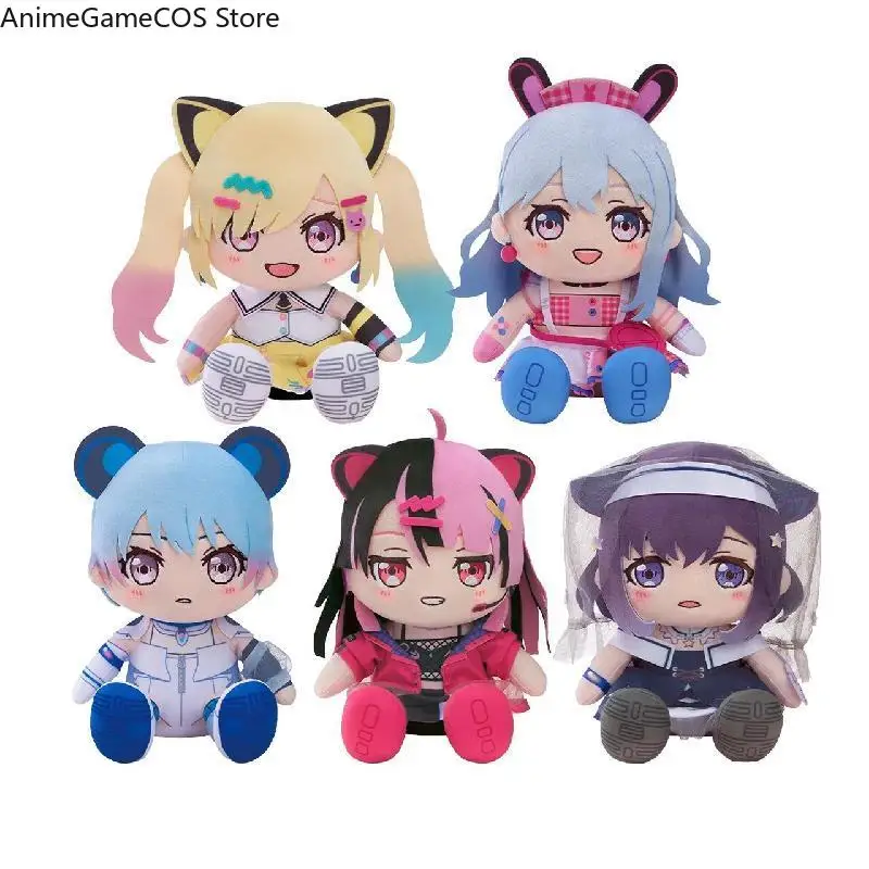 peluche-ufficiale-anime-bang-dream-sengoku-yuno-viola-nakamachi-arale-bambola-kawaii-seduta-giocattolo-imbottito-regalo-di-compleanno-cosplay-natale