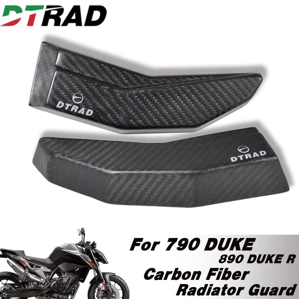 

DTRAD Carbon Fiber For 790 DUKE 2018-2019 890 DUKE R 2020 Motorcycle Front Brake Cooling Ducts Caliper Radiator Guard Kit