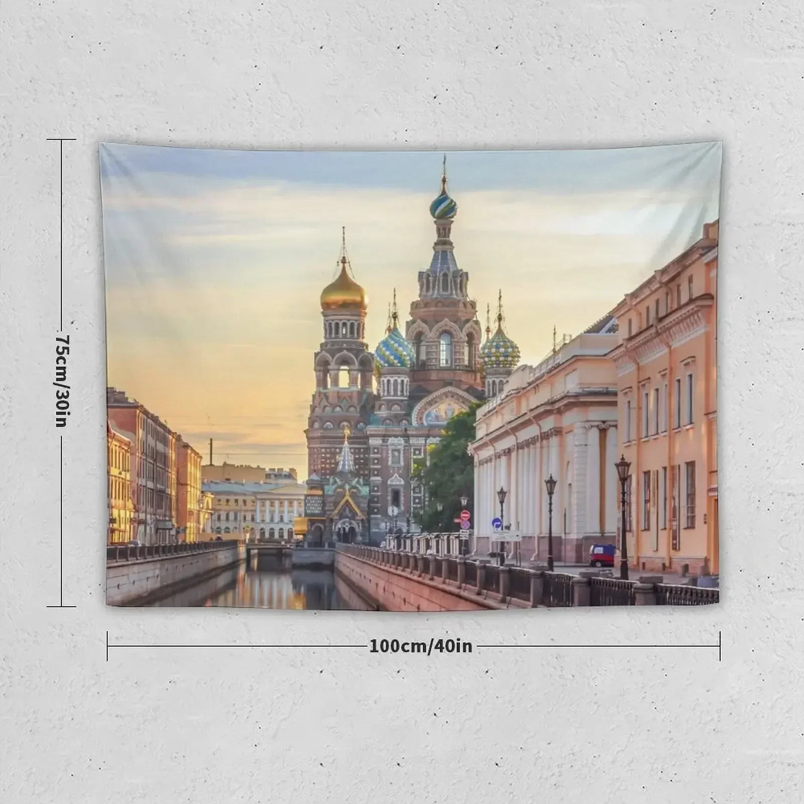 Church of the Savior on Blood, Saint Petersburg, Russia Tapestry On The Wall Cute Room Things Christmas Decoration Tapestry