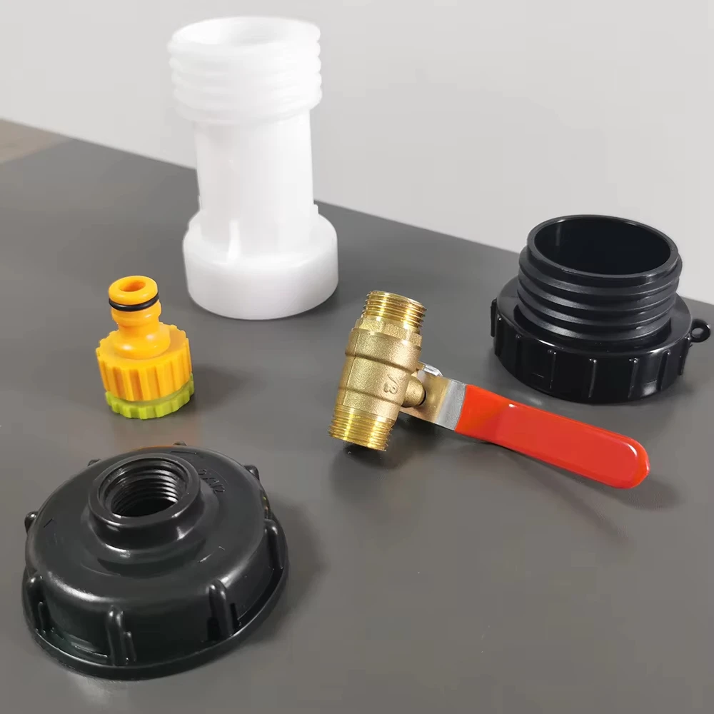 

Медный клапан IBC S60 * 6, крышка переходника 1/2 дюйма, универсальная соска для подходящего адаптера для водопроводной трубы для орошения сада, резервуар для воды a