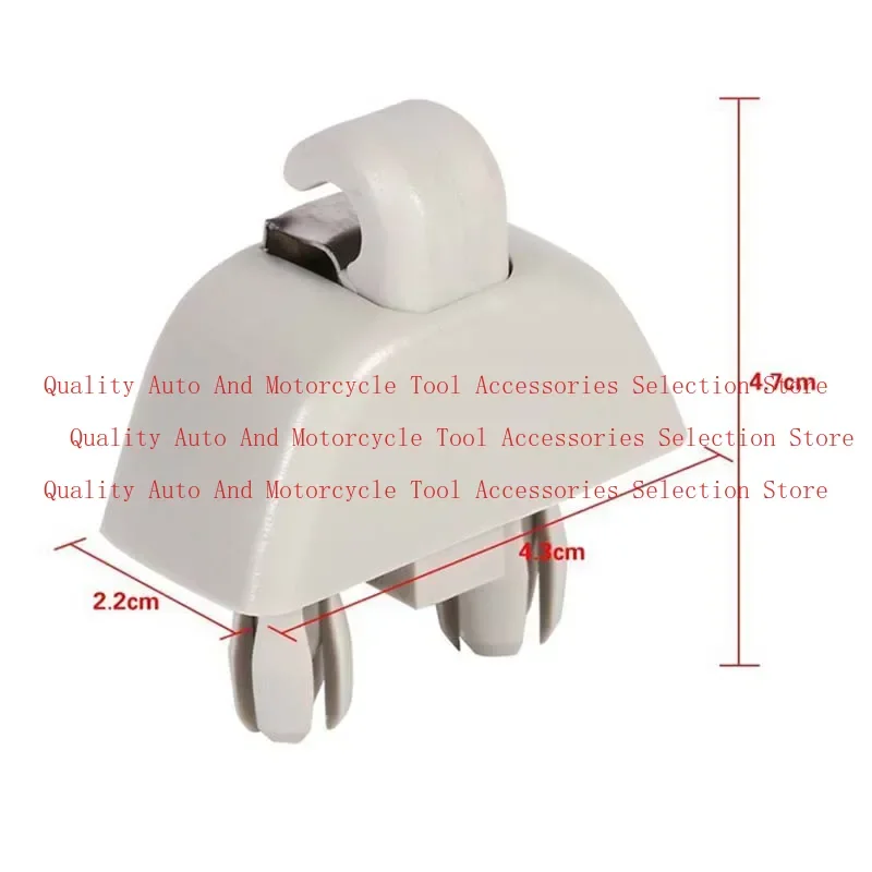 

1/2 шт. зажимы-крючки для внутреннего солнцезащитного козырька для Audi A6 C6 05-13 для VW Passat Polo для SKODA, стабильные характеристики, вешалка для солнцезащитного козырька