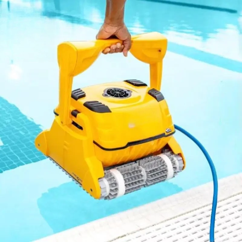 Stainless Steel Pool Cleaning Robot Waterproof Multifunctional Vacuum Filter Wall Climbing Automatic Swimming Pool