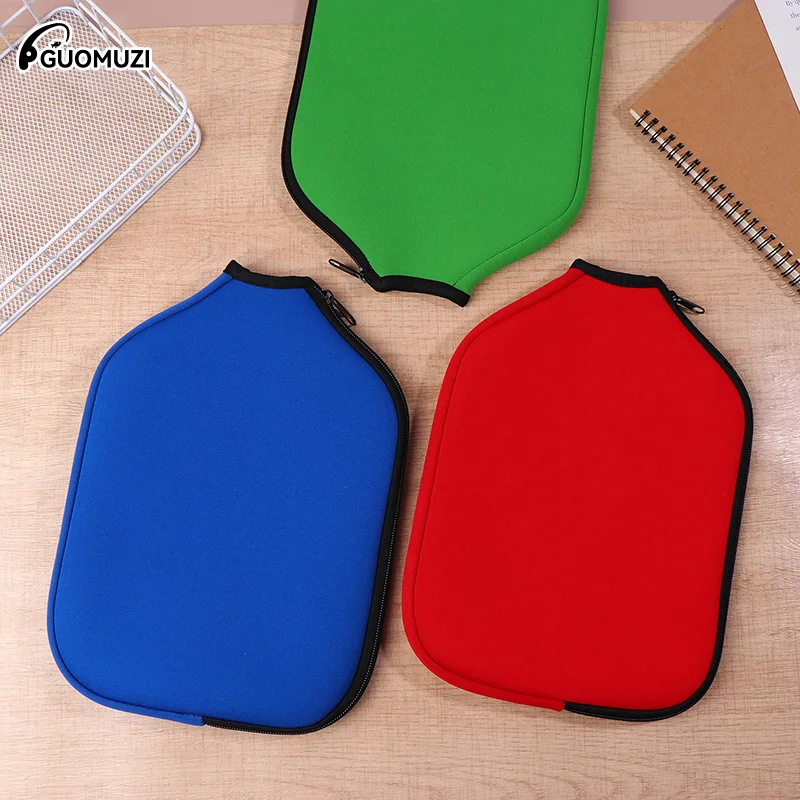 Coperture per pagaie da pickleball Manicotto protettivo universale per pagaia in neoprene Manicotto per racchetta da pickleball Borsa per riporre le pagaie da pickleball