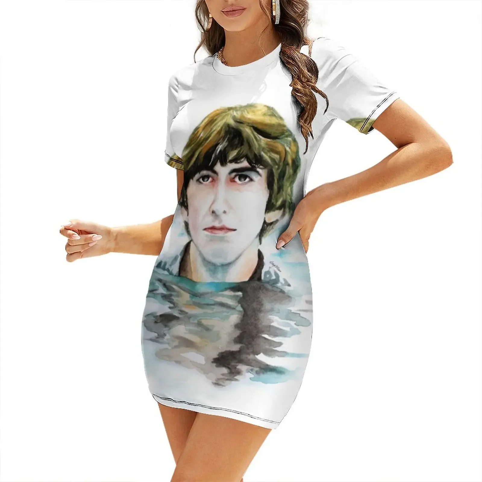 

Living in the Material World Short-Sleeved Dress dress party night clothes Long dress Dance dresses