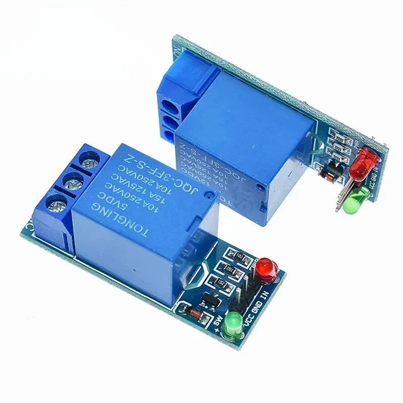10pcs 1 Channel 5V 12V Relay Module Low level for SCM Household Appliance Control
