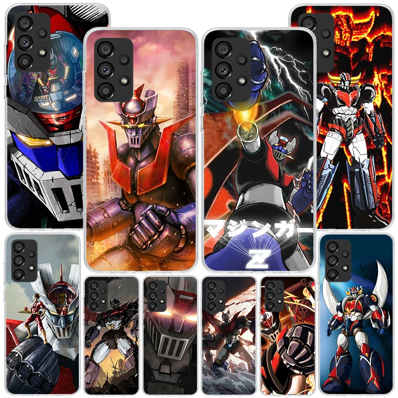 Manga Mazinger Z Anime Phone Case For Samsung Galaxy A15 A14 A13 A12 A55 A54 A53 A52 A35 A34 A33 A32 A25 A24 A23 A22 A05S A04S A