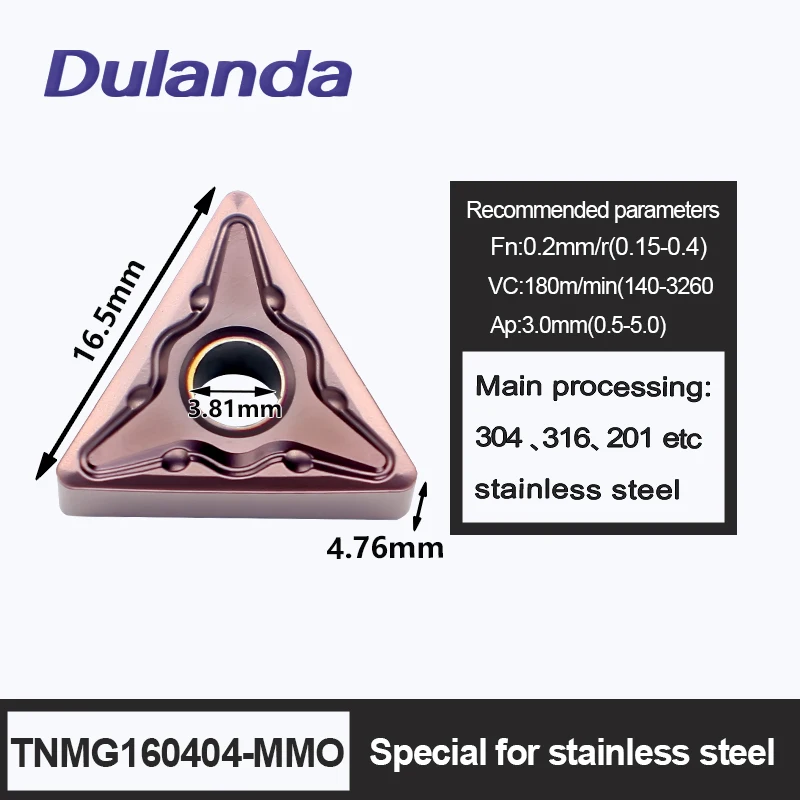 10PCS TNMG160404 Om…