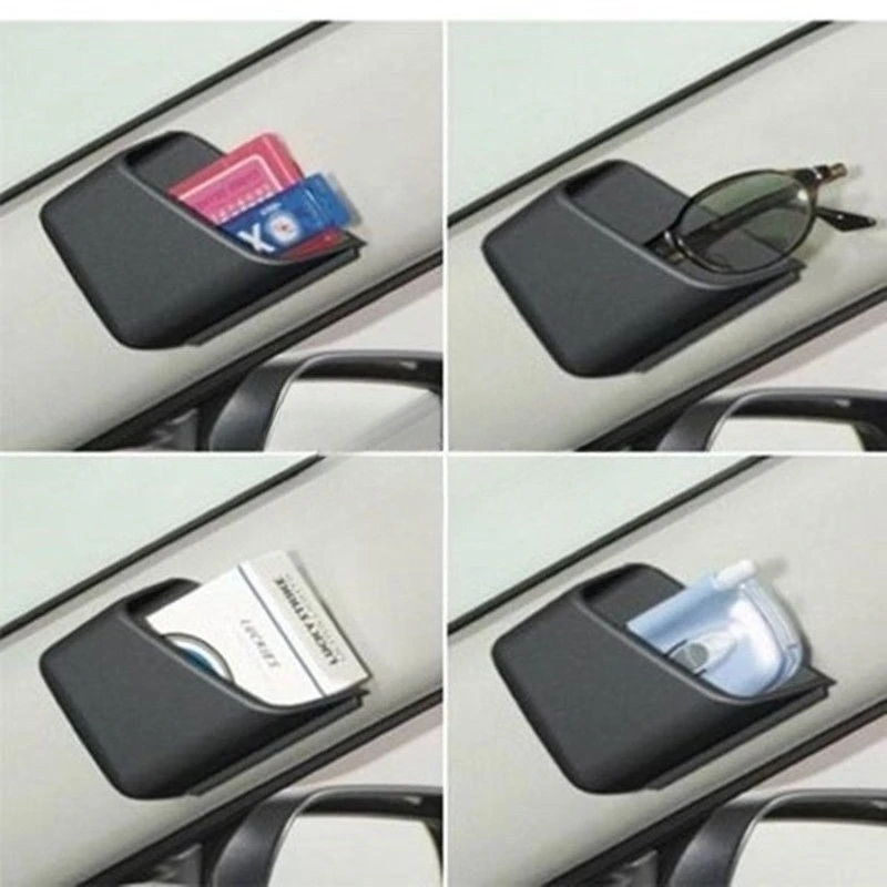 2pcs Car Multi-Functional Storage Box, Essential for Road Trips, Dashboard Organizer, Console, Space-Saving Adhesive Storage Box