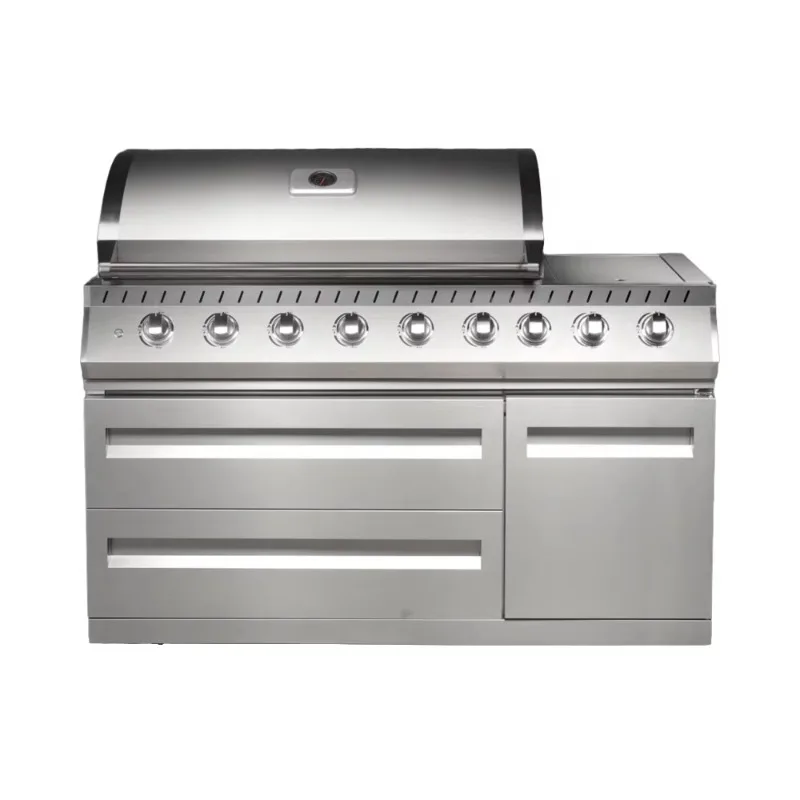 

Modern Luxurious Indoor Gas Grill Stainless Steel Burners for BBQ Equipment Outdoor Kitchen Cooking Large Machine