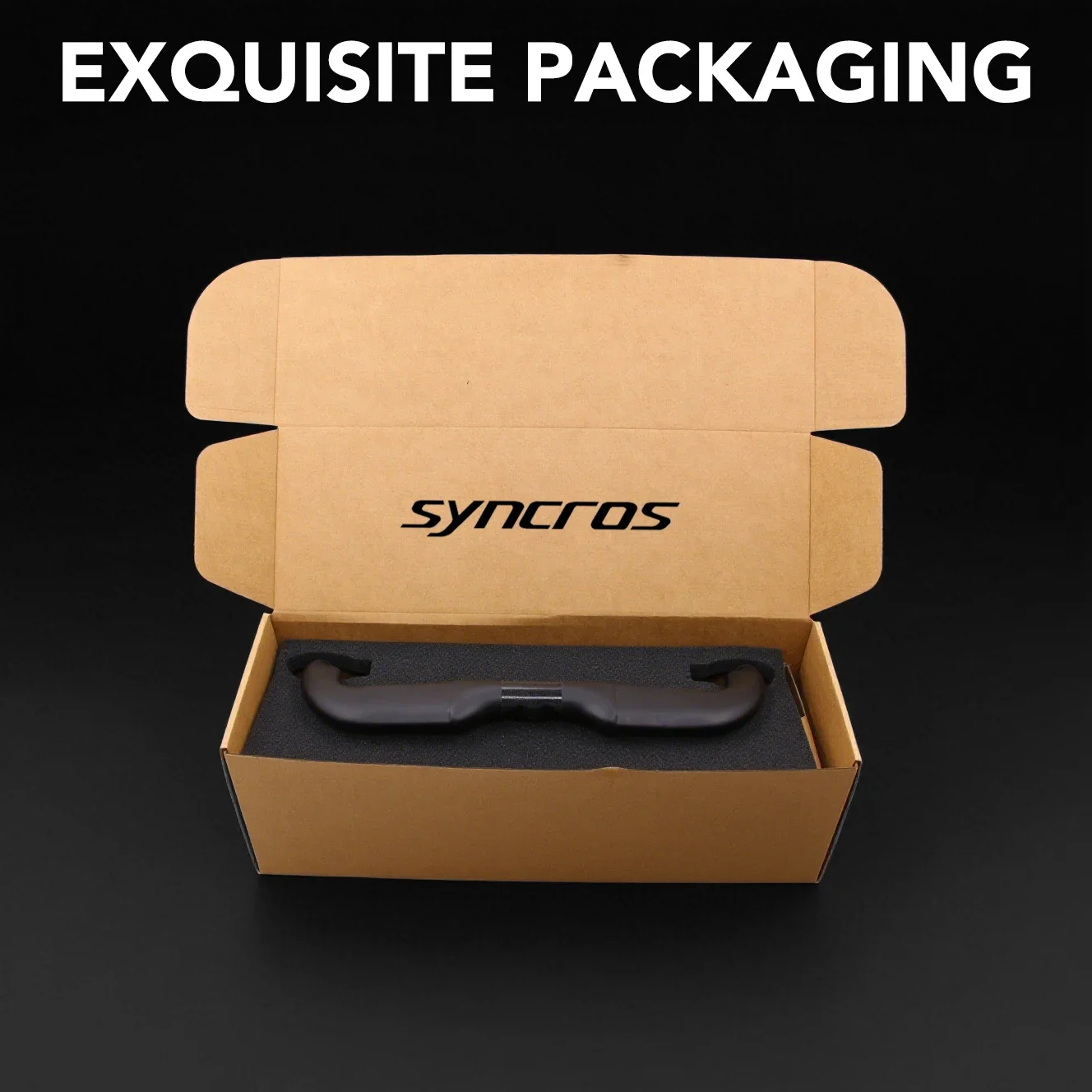 Syncros t1000 aero cascalho guiador preto fosco metade roteamento interno bicicleta de estrada 340mm/360mm/380mm guiador cascalho ciclocross