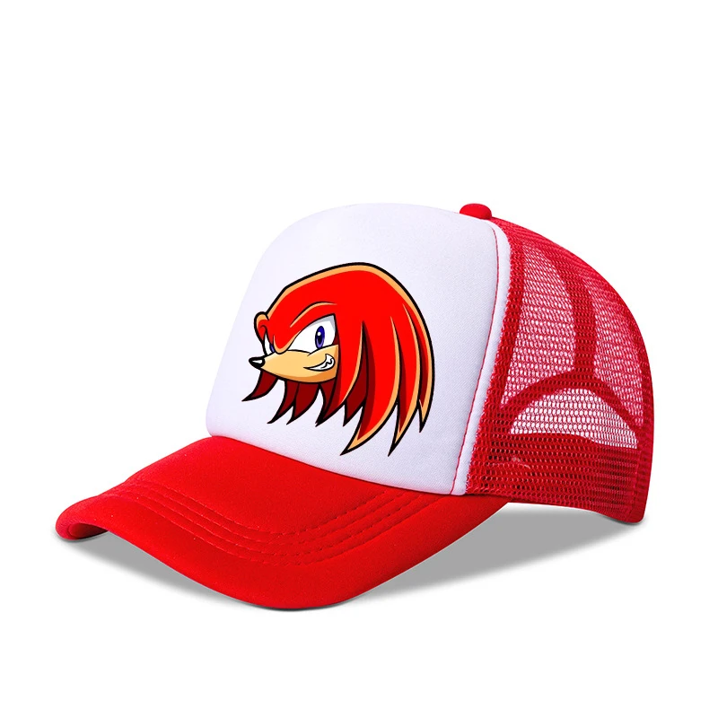 Sonics – casquette de Baseball pour garçons et filles, chapeau en maille respirante pour Sports de plein air, dessin animé mignon, bonnet de soleil réglable, cadeaux d'anniversaire