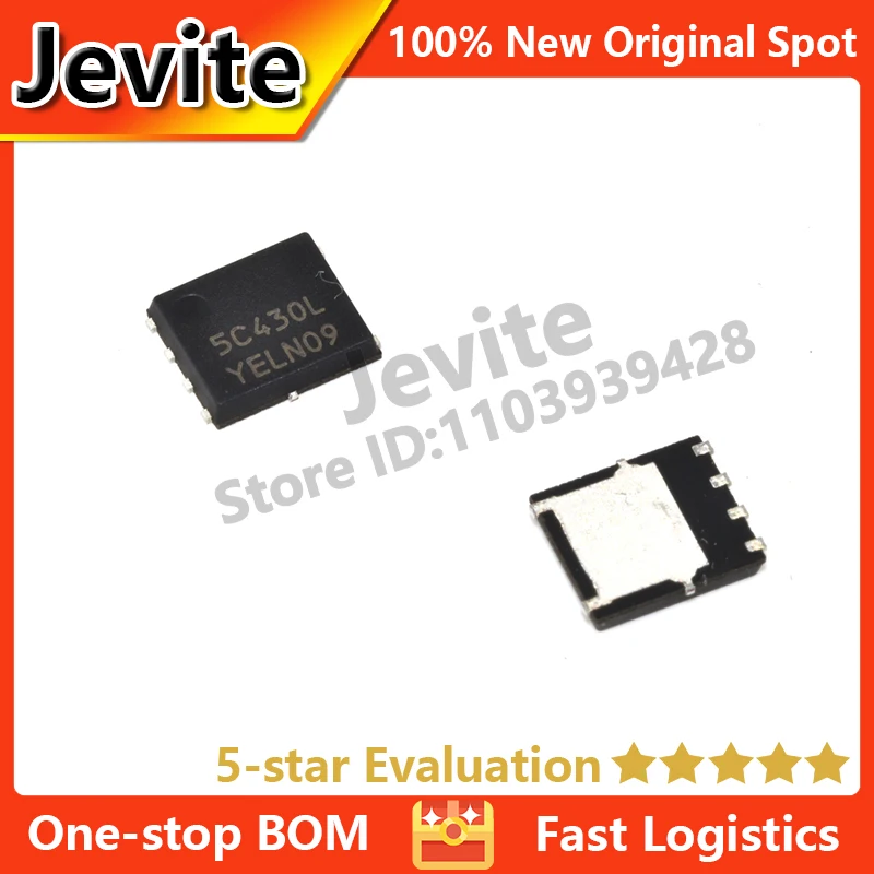 

Jevite 100% New Original electronics Controller 10-50 units/lote 5C430L NTMFS5C430NLT1G DFN-5 40V 200A MOSFET transistor