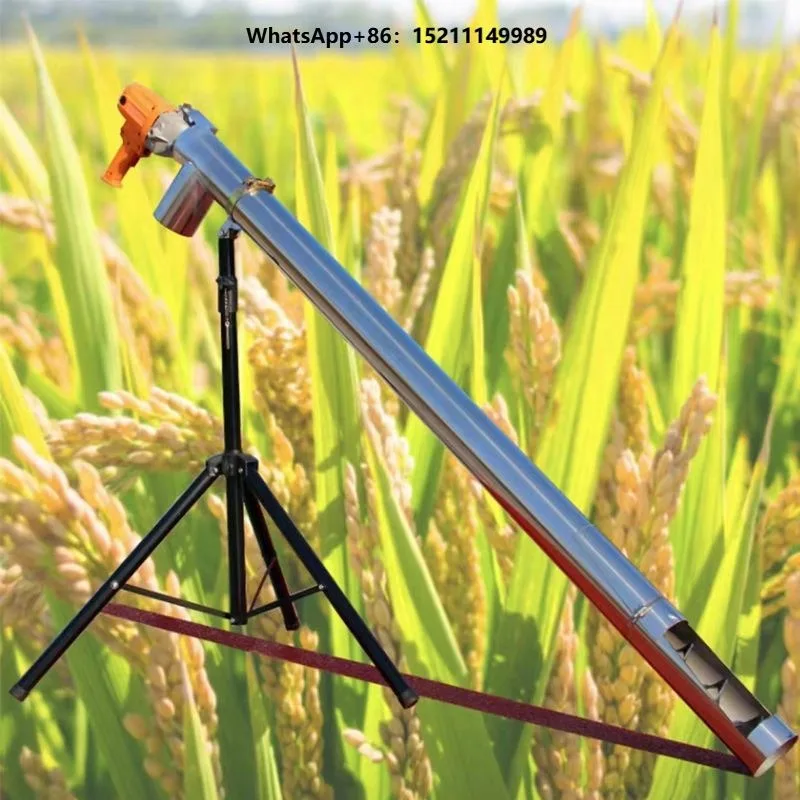 Portable Stainless Steel Rice Dry Sand Home Use Hand Drill Feeding   Lifting