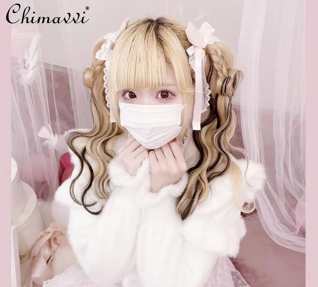 Japanese Style Girls Three Bowknot Cute Knitted Sweater Lolita Sweet Women's Slim Mohair Pullovers Sweaters Autumn Winter Tops