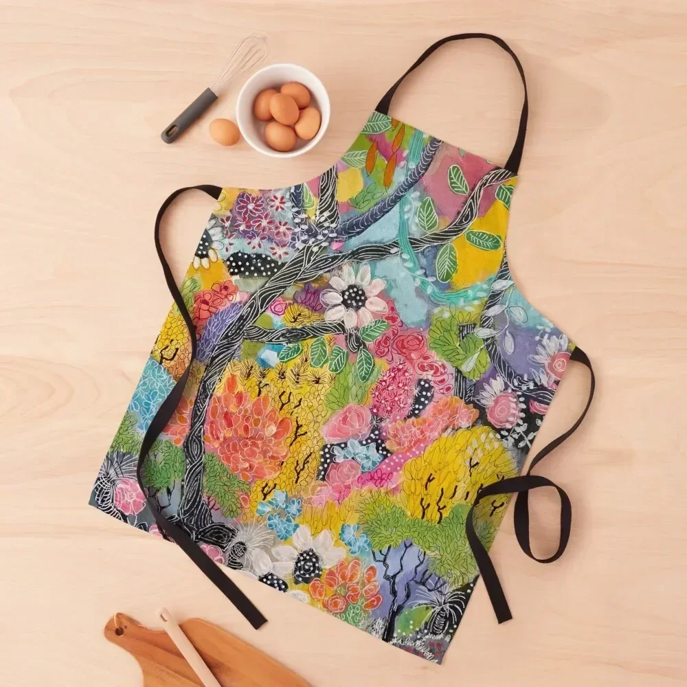 

Wildflower Inspiration Apron Nursing japanese style Apron