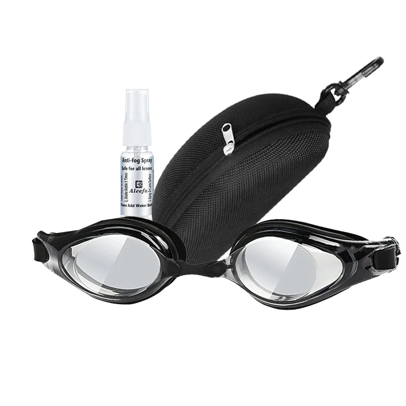 

Противотуманные очки для плавания по рецепту для взрослых】 водонепроницаемые очки для близорукости в гоночном стиле | 3 шт. сменные носовые мосты