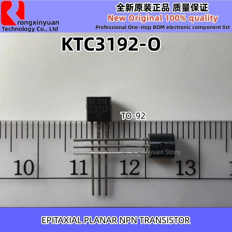 KTC815-O KTC815 KTC815O C815 C815-O 2SC815 KTC3192-O KTC3192 KTC31920 C3192 2SC3192 TO-92 오리지널 100% 품질, 50 개
