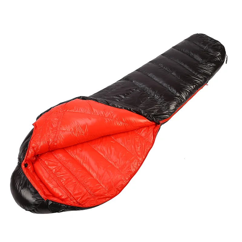 Ultralight Sleeping Bag, Fill Power Down Sleeping Bag, Cold Weather Compact Backpacking Zipper Sleeping Bag for Adult