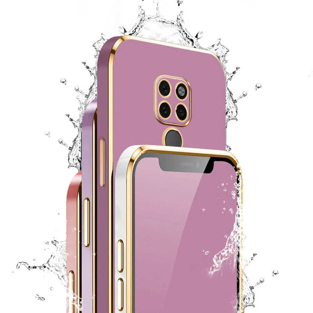 For Huawei Mate 20 Pro Case Mate 20 mate20x Cover HMA-L09 LYA-L29 EVR-L29 Phone case Luxury Square Plating Shockproof Back Cover