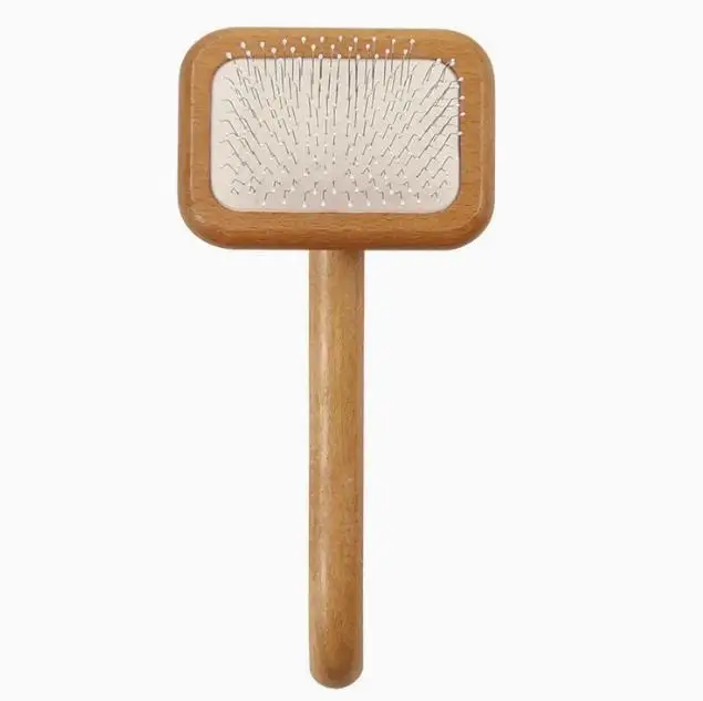 

Dog Wooden Comb Cat Hair Combs Deshedding Grooming Tool Brush for Cats Detangler Dogs Beech