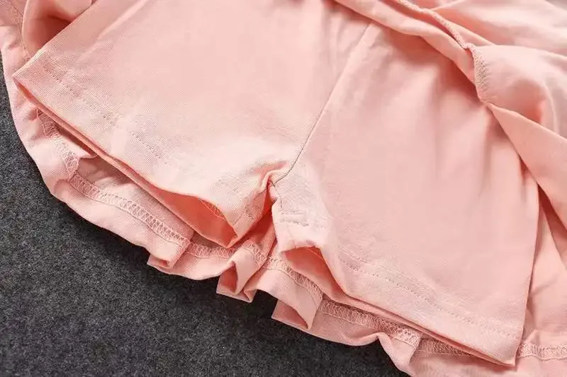 Der neue All-Match-Plissee-Culottes für Mädchen mit mittlerem und kleinem Sommer rock für Kinder und inneren Sicherheits hosen – Detail 20