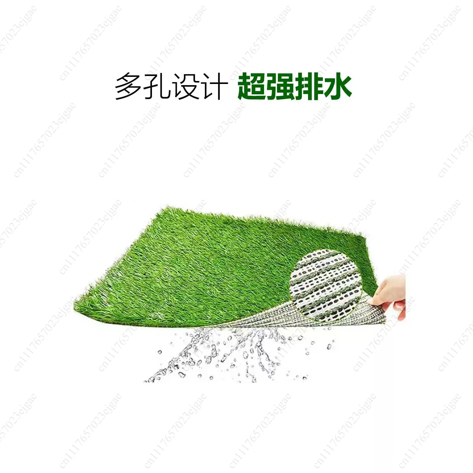 Washable Dog Grass Pad With Tray Puppy Potty Training Grass,flushing urine Pet Toilet Portable Indoor Outdoor Dog Potty