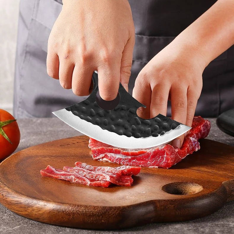 Multifunctional Knife Meat Cleaver Bone Cleaver Forging Knife Stainless Steel Kitchen Knife Cooking Tools BBQ
