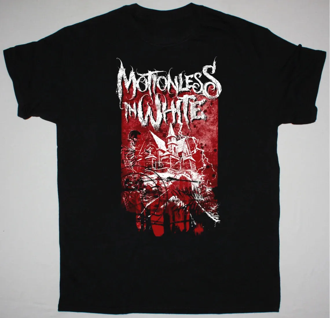 

Motionless in White Gift For Family Черная футболка из хлопка S-5XL