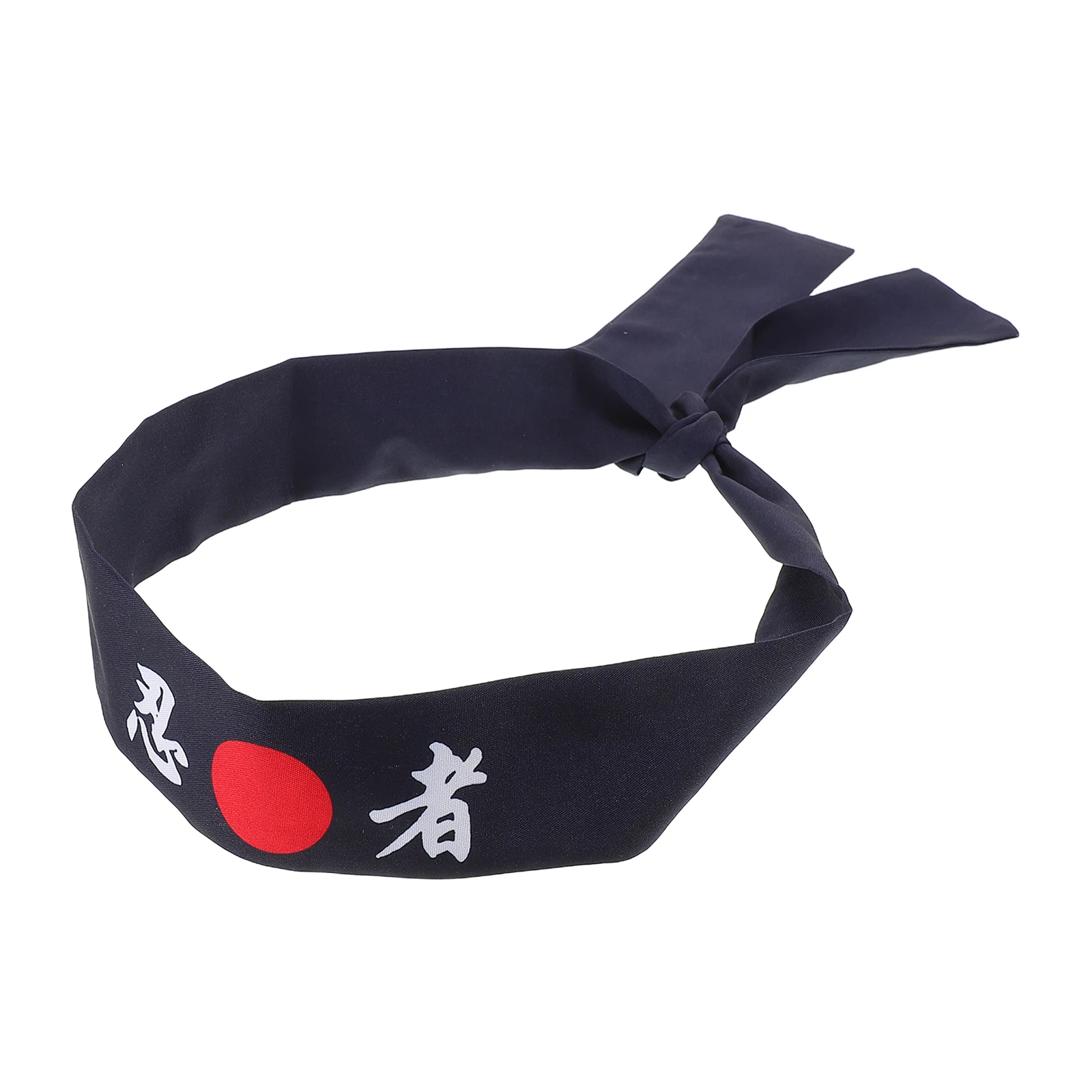 

Japanese Chef Print Adjustable Comfortable Material Versatile Use Small Hat Sushi Hairband Karate Accessory Cooking