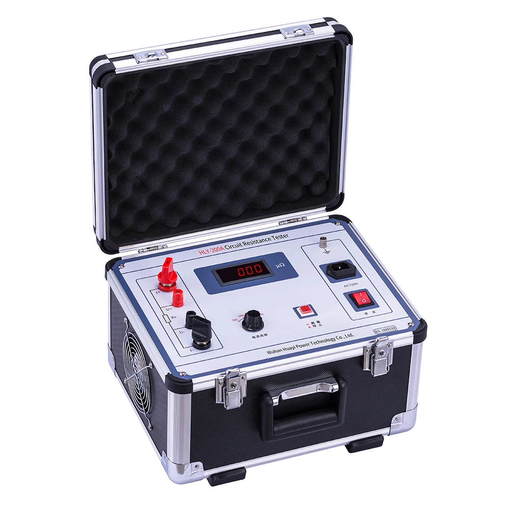 200A Portable Contact Resistance Tester Loop Resistance Measurement Circuit Breaker Analyzer   in China