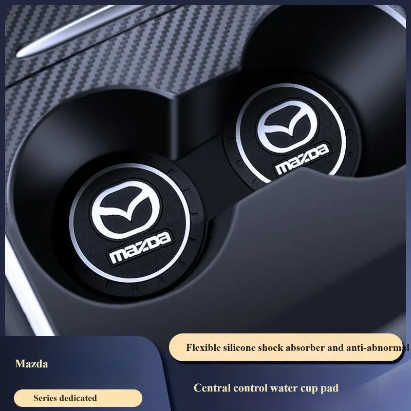 Mazda Car Cup Holder, Vehicle Anti-Slip Pad, Silicone Door Groove Pad, Storage Pad, Interior Decoration For Mazda 6 3 CX30 CX4