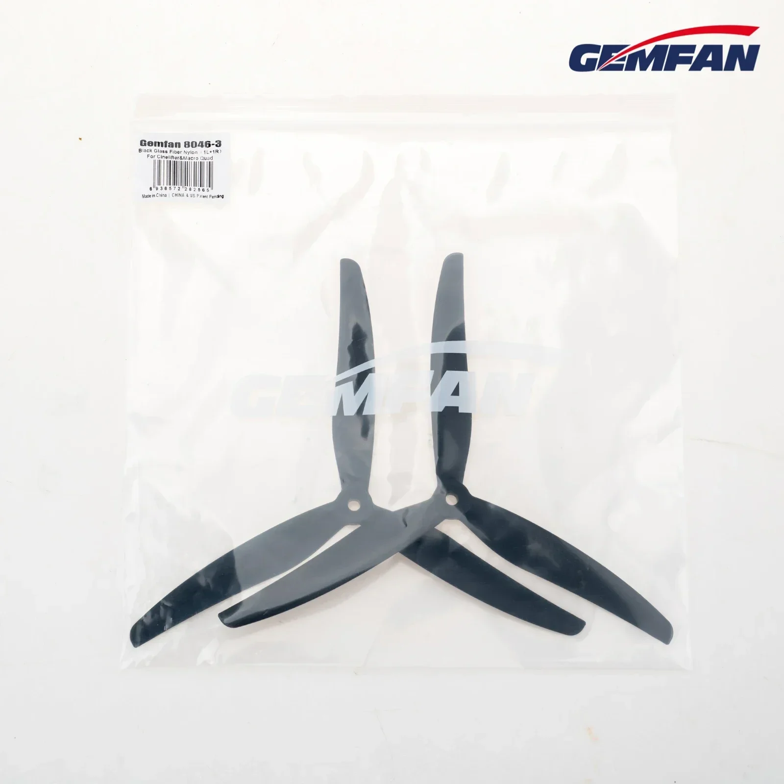 

4Pairs(4CW+4CCW) Gemfan Cinelifter 8046 8X4.6X3 3-Blade Glass Fiber Nylon Propeller