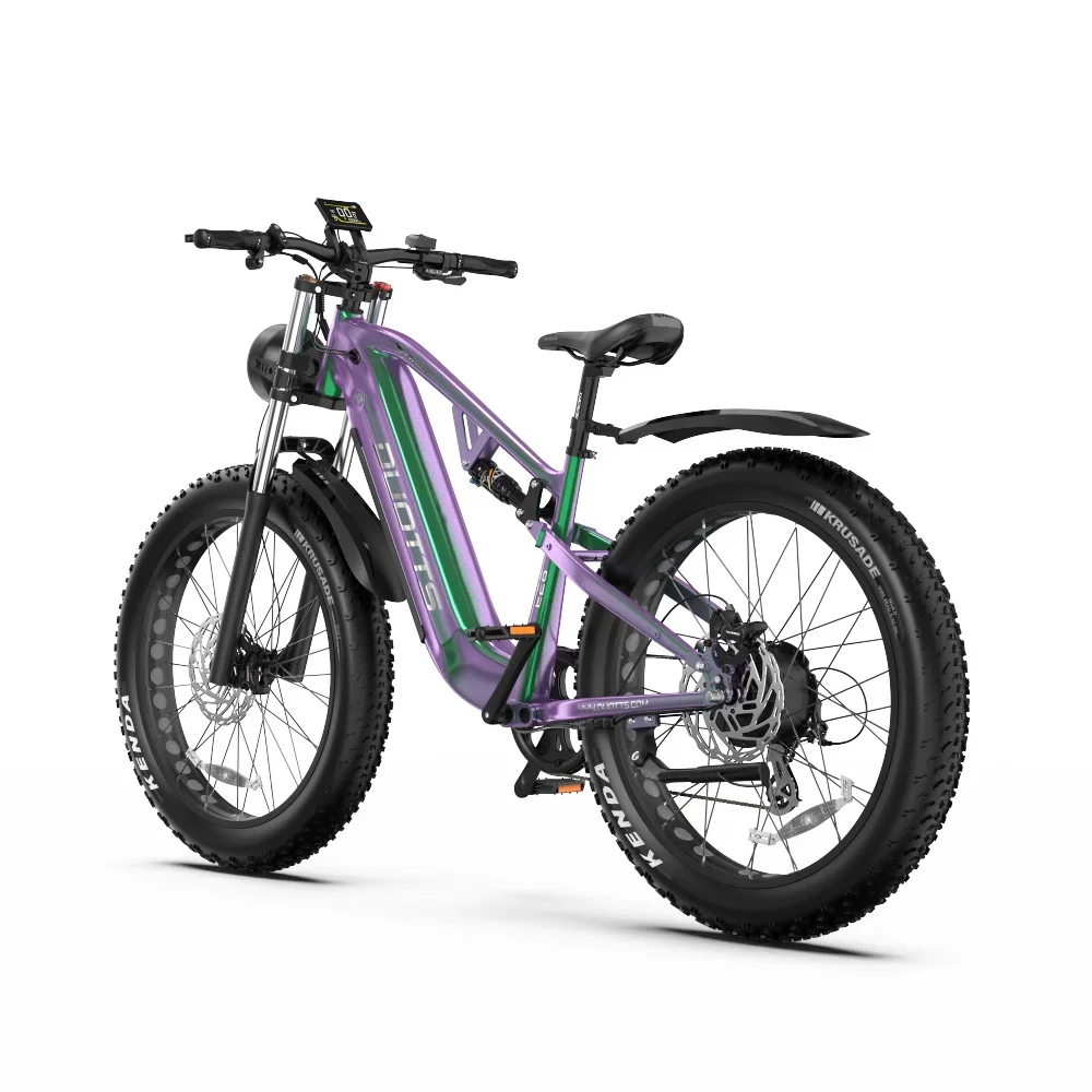 DUOTTS E26 Elektrofahrrad mit Bürstenlosem Motor, 48V20AH Akku, 26 Zoll Mountain E-Bike mit Breitreifen, Erwachsenen-Pedelec – Detail 13