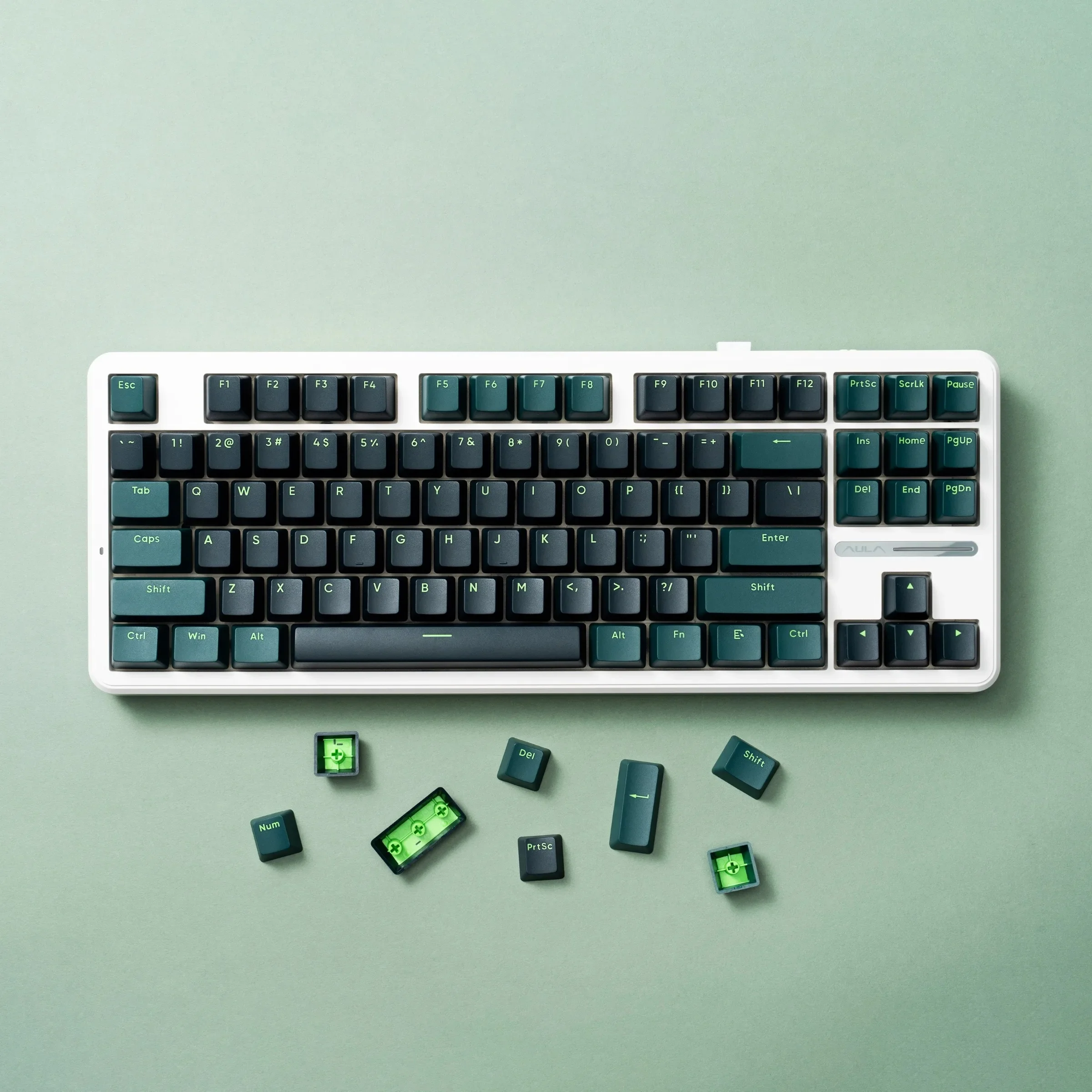 Sonic PBT two-color keycaps two-color injection molding OEM highly mechanical keyboard keycaps small full set