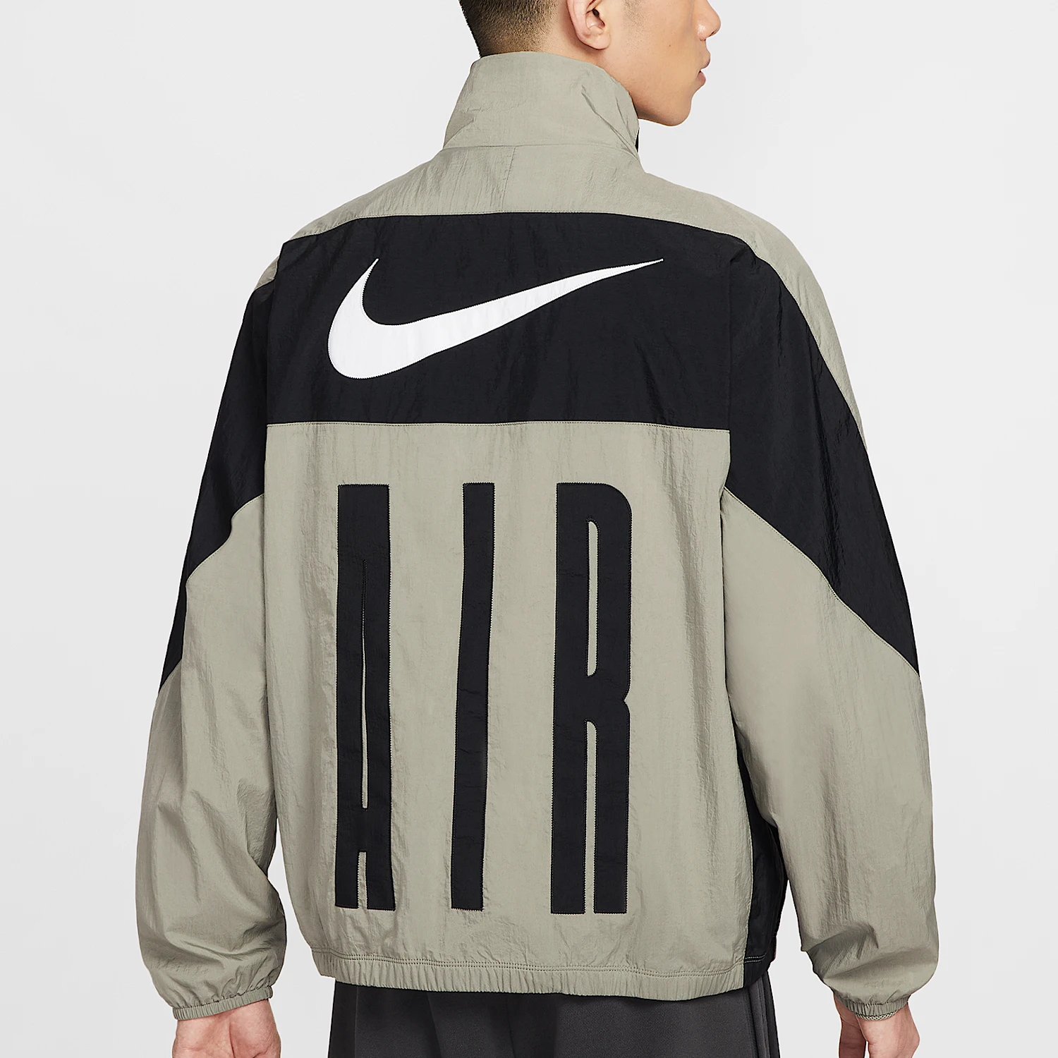 Nike genuine Air Men men's loose fitting patchwork woven fashionable jacket HV0881-320