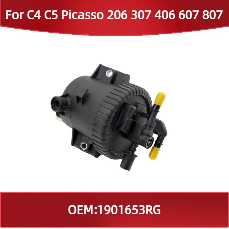 

1901653RG Fuel Filter Housing for Citroen C4 C5 Picasso for Peugeot 206 307 406 607 807 2.0HDi 190162 Diesel Fuel Filter
