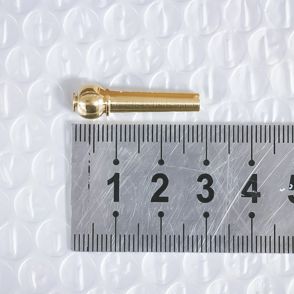6pcs/Set Acoustic Guitar String Bridge Pins Solid Copper Brass Endpin Replacement Parts Accessories Guitar Strings Nail