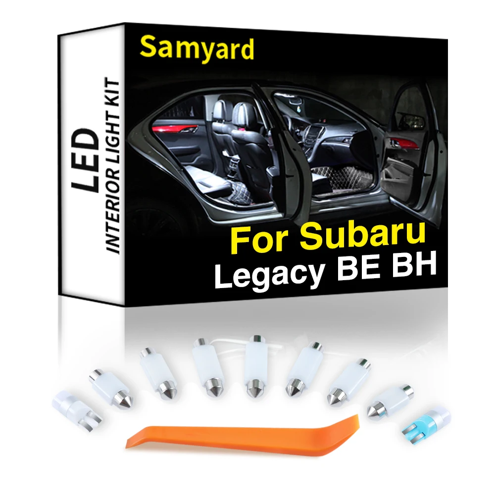 

Ceramics Interior LED For Subaru Legacy 3 BE BE5 BE9 BH BH5 BH9 Sedan Wagon 2000-2003 Canbus Vehicle Bulb Indoor Dome Light Kit